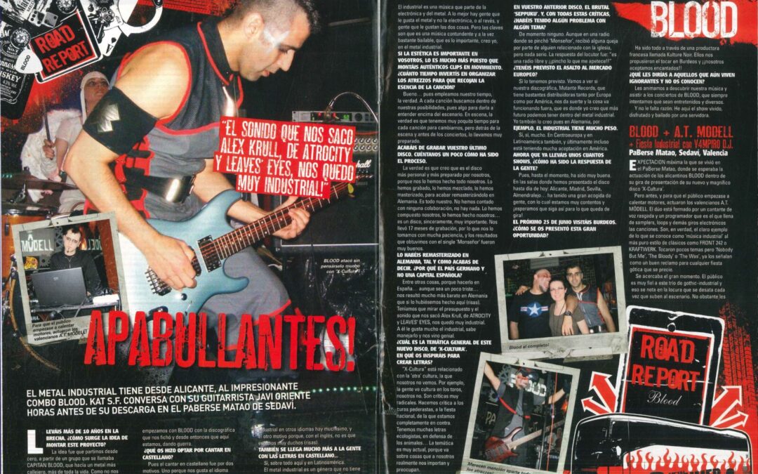 BLOOD (ALICANTE) ROADREPORT