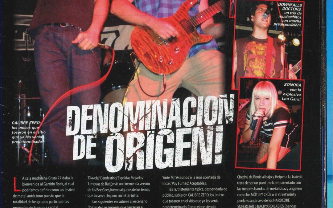 GARRIDO ROCK FESTIVAL (MADRID)