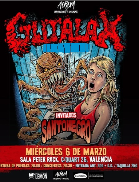 GUTALAX + SANTONEGRO 6/03/24 PETER ROCK (VLC)