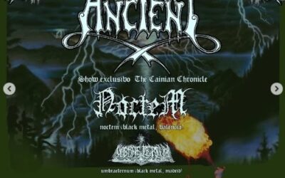 ANCIENT + NOCTEM + UMBRAETERNUM 28/03/25 ZULÚ KLUB (ALD)
