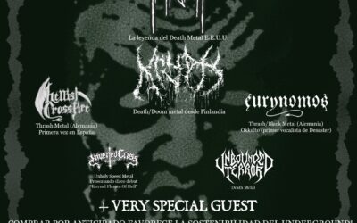 INVERTED CROSS+ SADISTIC INTENT + KRYPTS + EURYNOMOS + HELLISH CROSSFIRE + UNBOUNDED TERROR 6/09/ 25 ZULÚ KLUB (ALD)