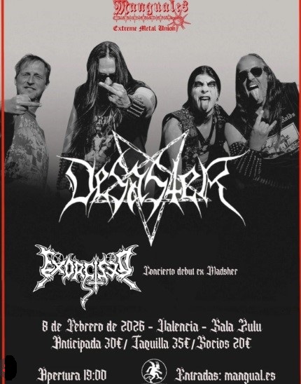 DESASTER + EXORCISED 8/02/26 ZULÚ KLUB (ALD)