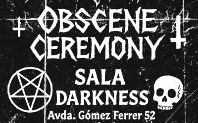 DIS GOB + OBSCENE CEREMONY 28/02/26 PUB DARKNESS (SDV)